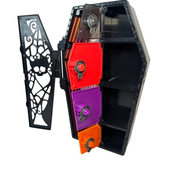 Monster High Skullimate Secrets Storage Locker 2022 Draculaura Vampire Coffin - Picture 7 of 8